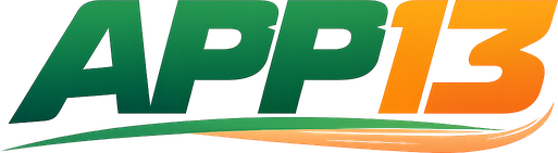 app 13 logo on homepage